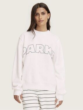 Parke x Target Women's Mock Neck Pullover Sweatshirt Cream XXS/XS